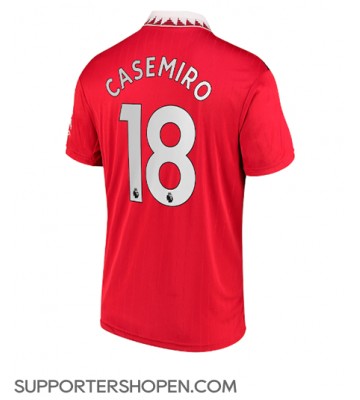 Manchester United Casemiro #18 Hemma Matchtröja 2022-23 Kortärmad